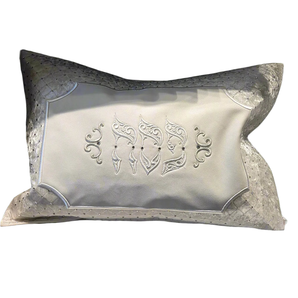 pesach set crushed velvet with leather style 280s